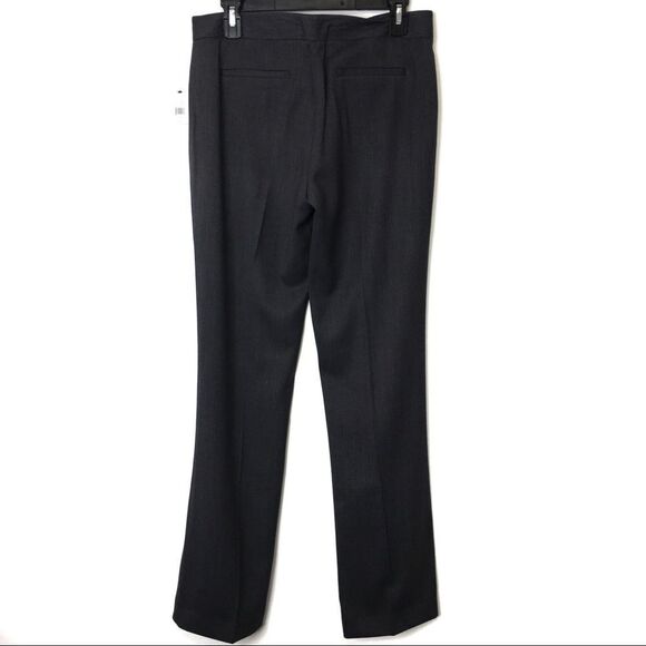 Tahari Terry Straight Charcoal‎ Gray Pant Size 6 - Picture 4 of 10